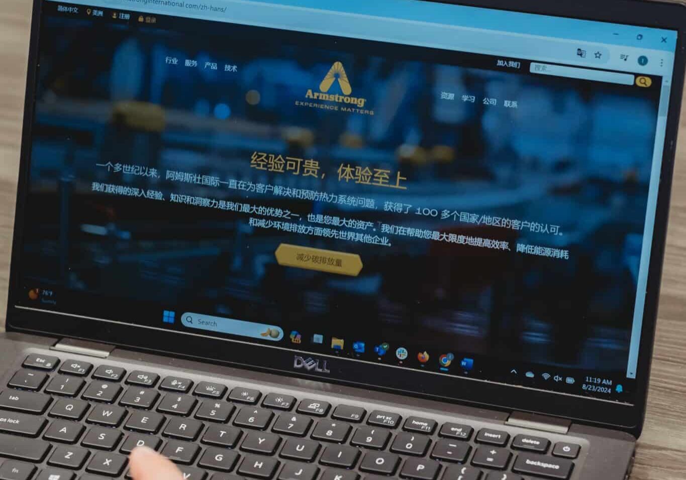 Armstrong International Website Localization In Multiple Languages