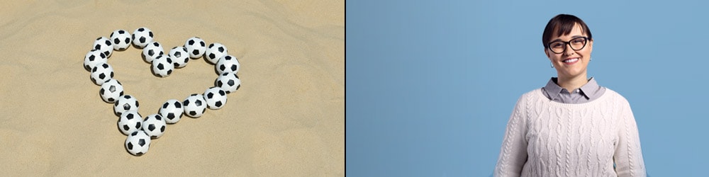 Soccer balls in the form of a heart | Brazil | Letícia Barroso