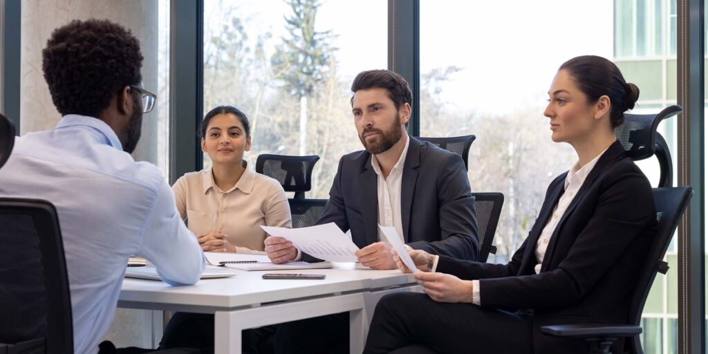 diverse business team