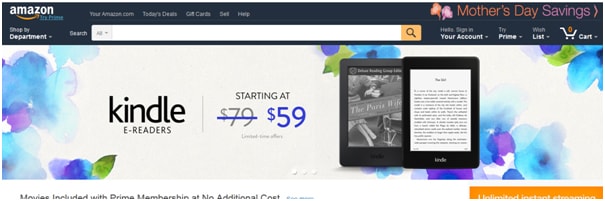 eCommerce localization example for America