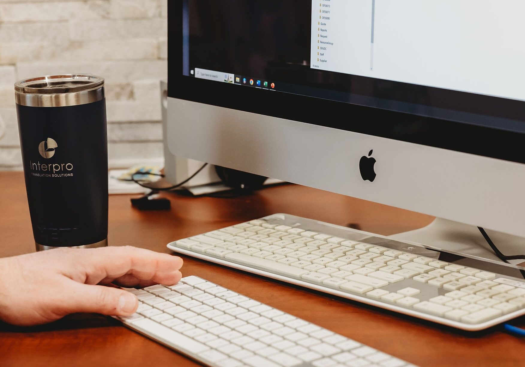 Interpro multimedia localization workspace with AI tools in use