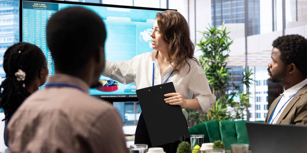 reviewing key performance indicators