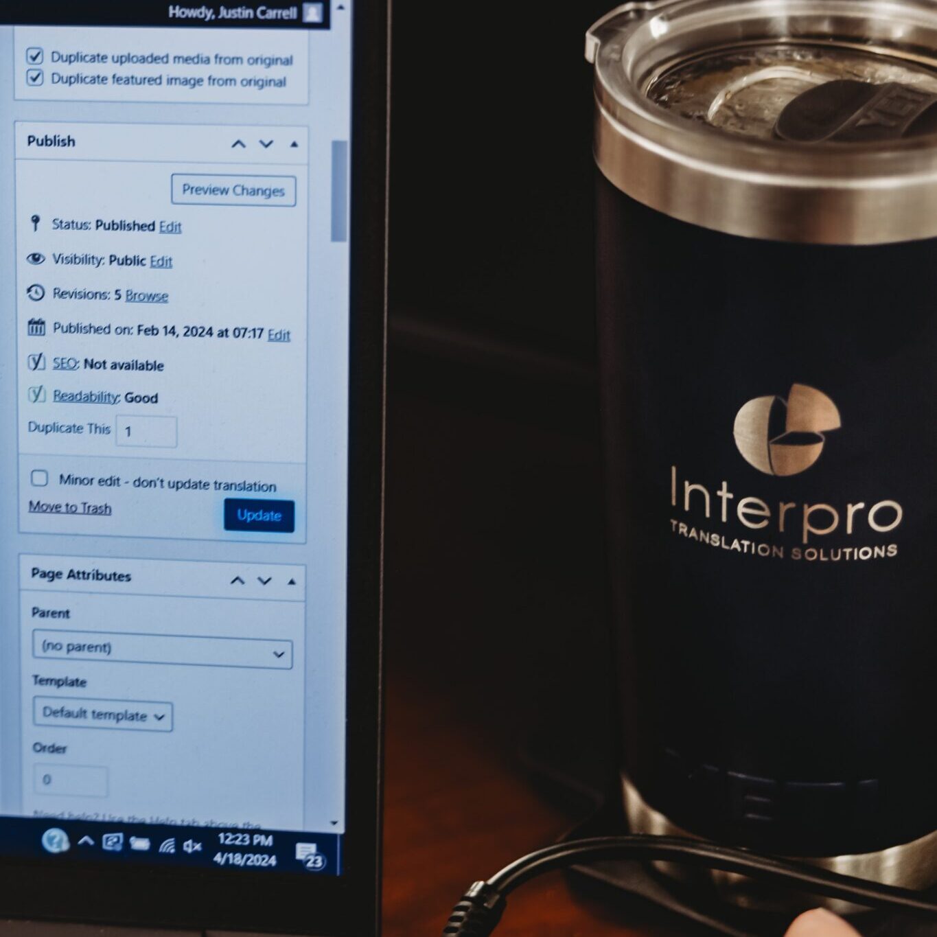 WordPress Website Localization