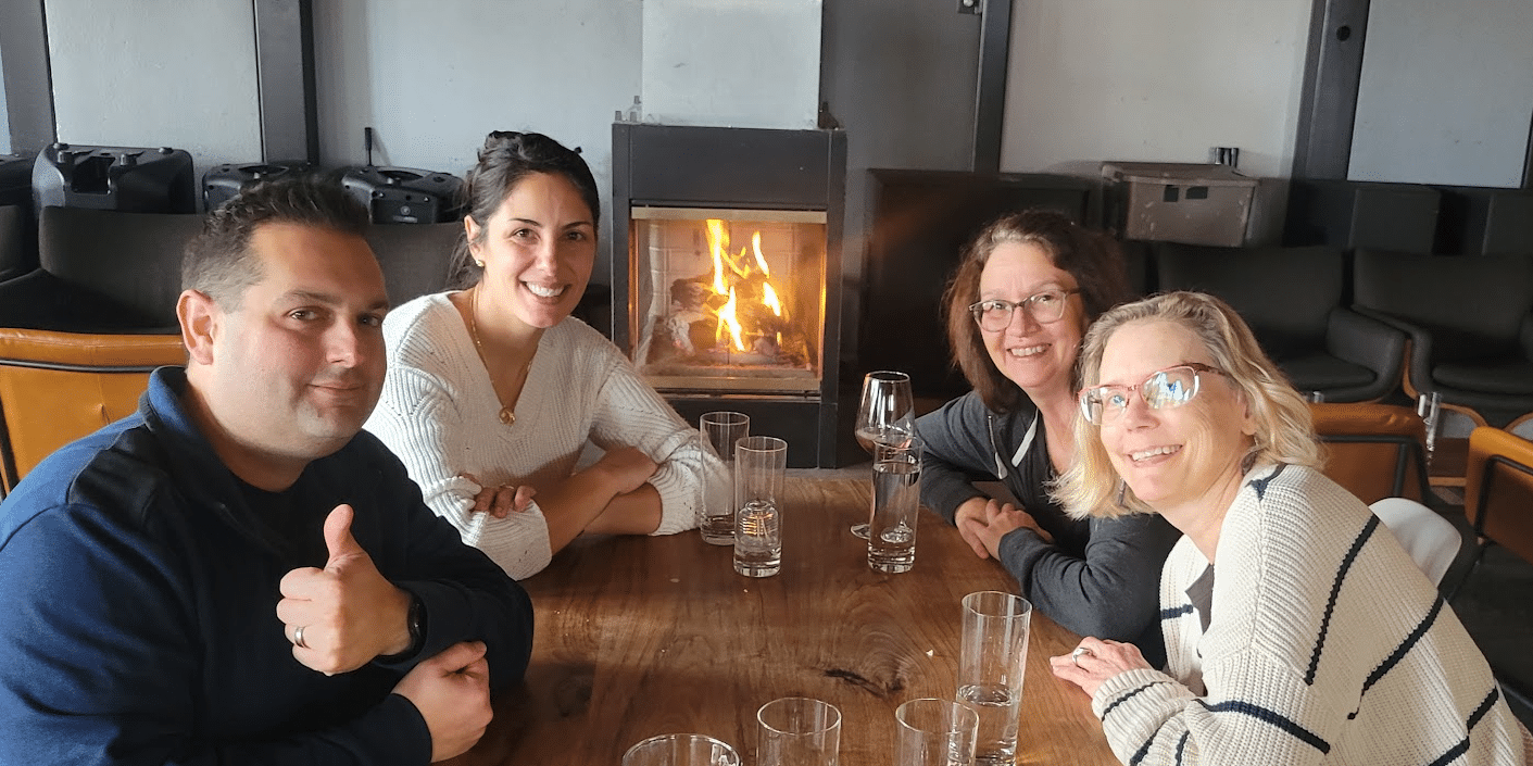 Nick from Interpro and Kathy, Holly, and Tara from Rise Partnership