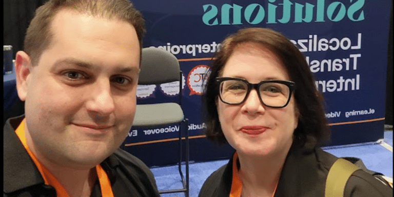 Interpro CEO And Lisa At Learning Solutions Conference