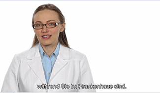 German SRT translation example